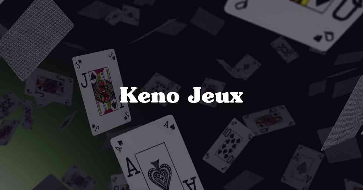 Keno Jeux